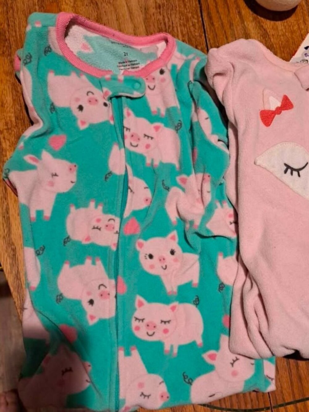 🍼 Ten Fleece Zippy Pajamas